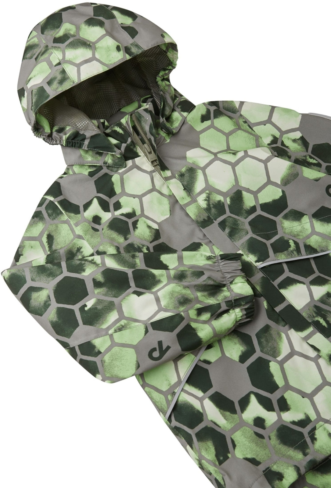 Dětská bunda Reima Lappohja- Greyish Green (Velikost 98)