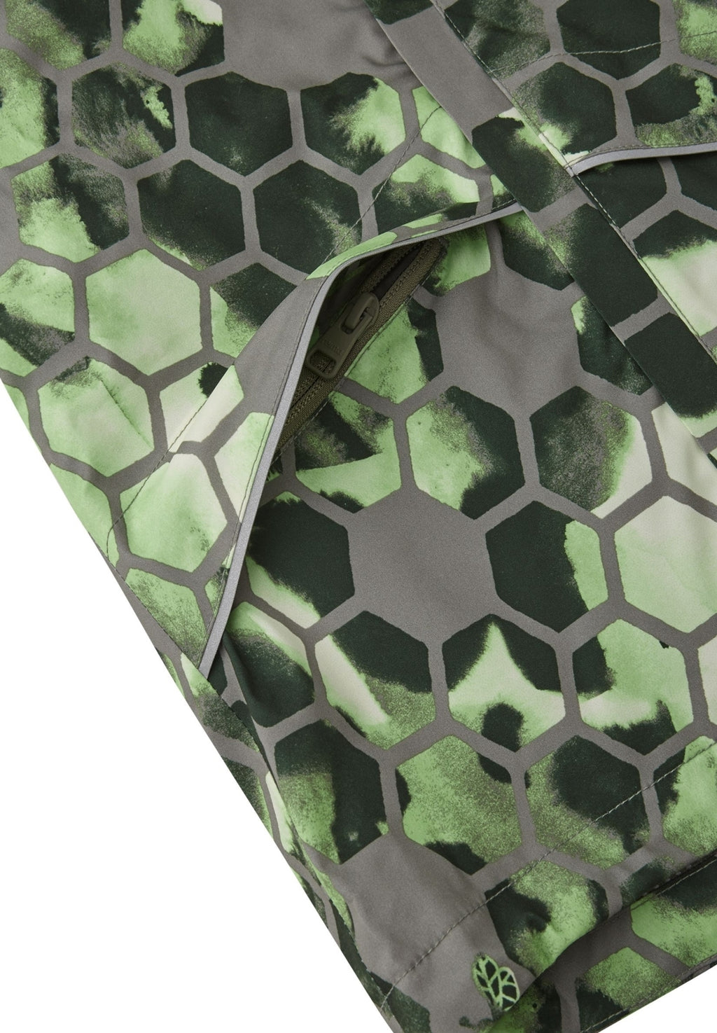 Dětská bunda Reima Lappohja- Greyish Green (Velikost 98)