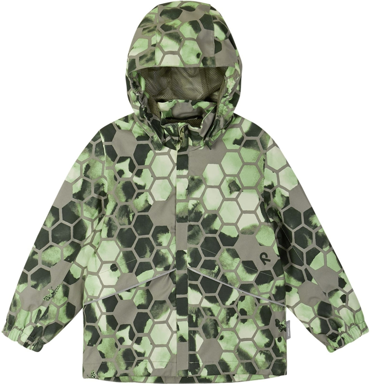 Dětská bunda Reima Lappohja- Greyish Green (Velikost 98)