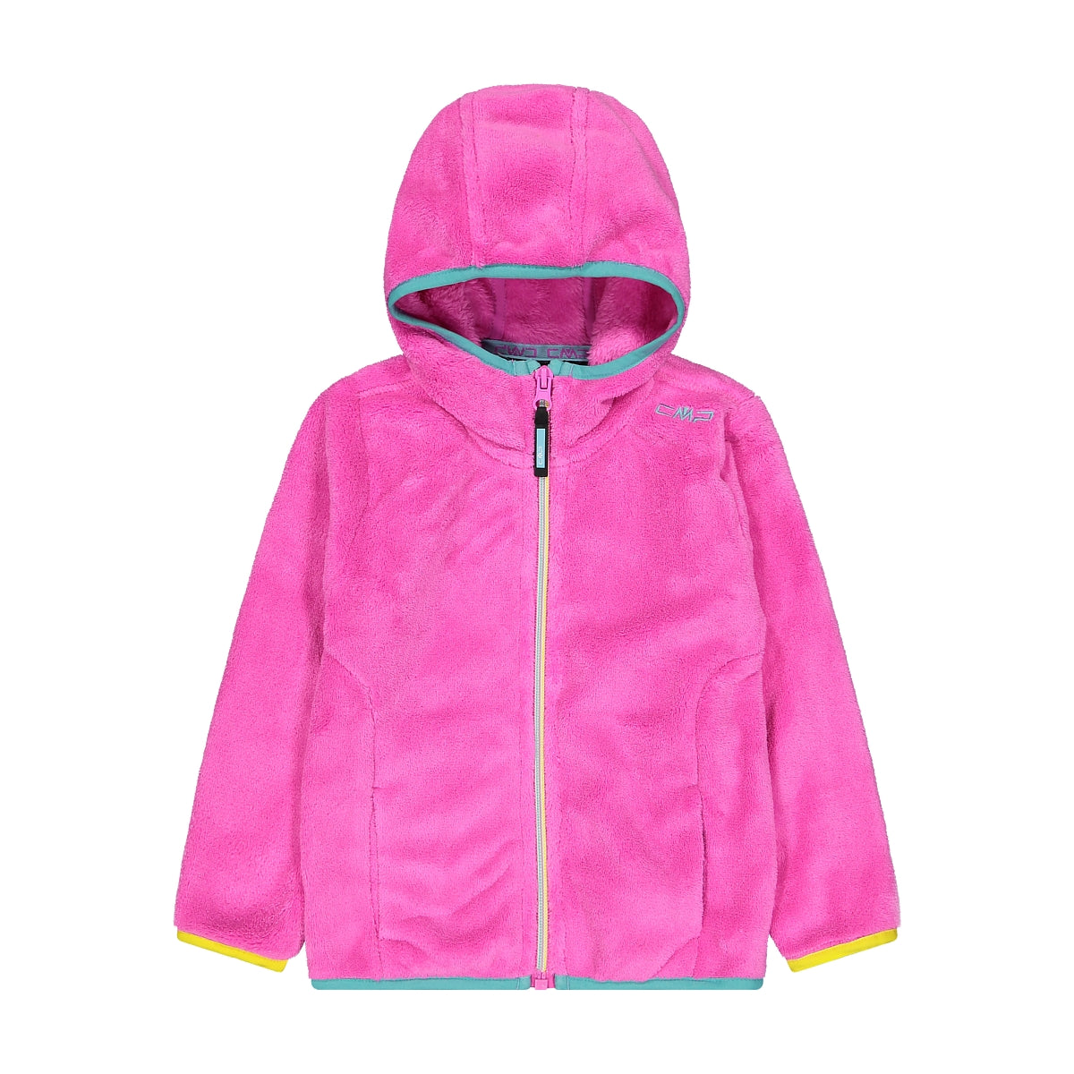 Dětská mikina CMP CHILD JACKET FIX HOOD - Purple flue/Acqua