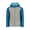 Dětská mikina CMP KID G JACKET FIX HOOD - Lake