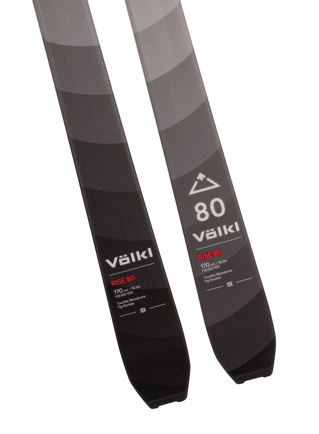 Skialpové lyže Völkl Rise 80 s pásy Rise 80 Skin (Velikost 175)