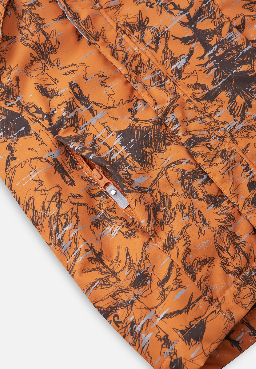 Dětská membránová zimní bunda Reima Sprig - Autumn Orange (Velikost 98)