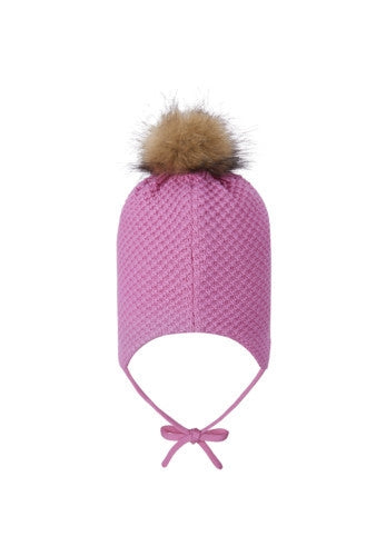 Dětská zimní čepice Reima Murmeli - Cold Pink (Velikost 46)