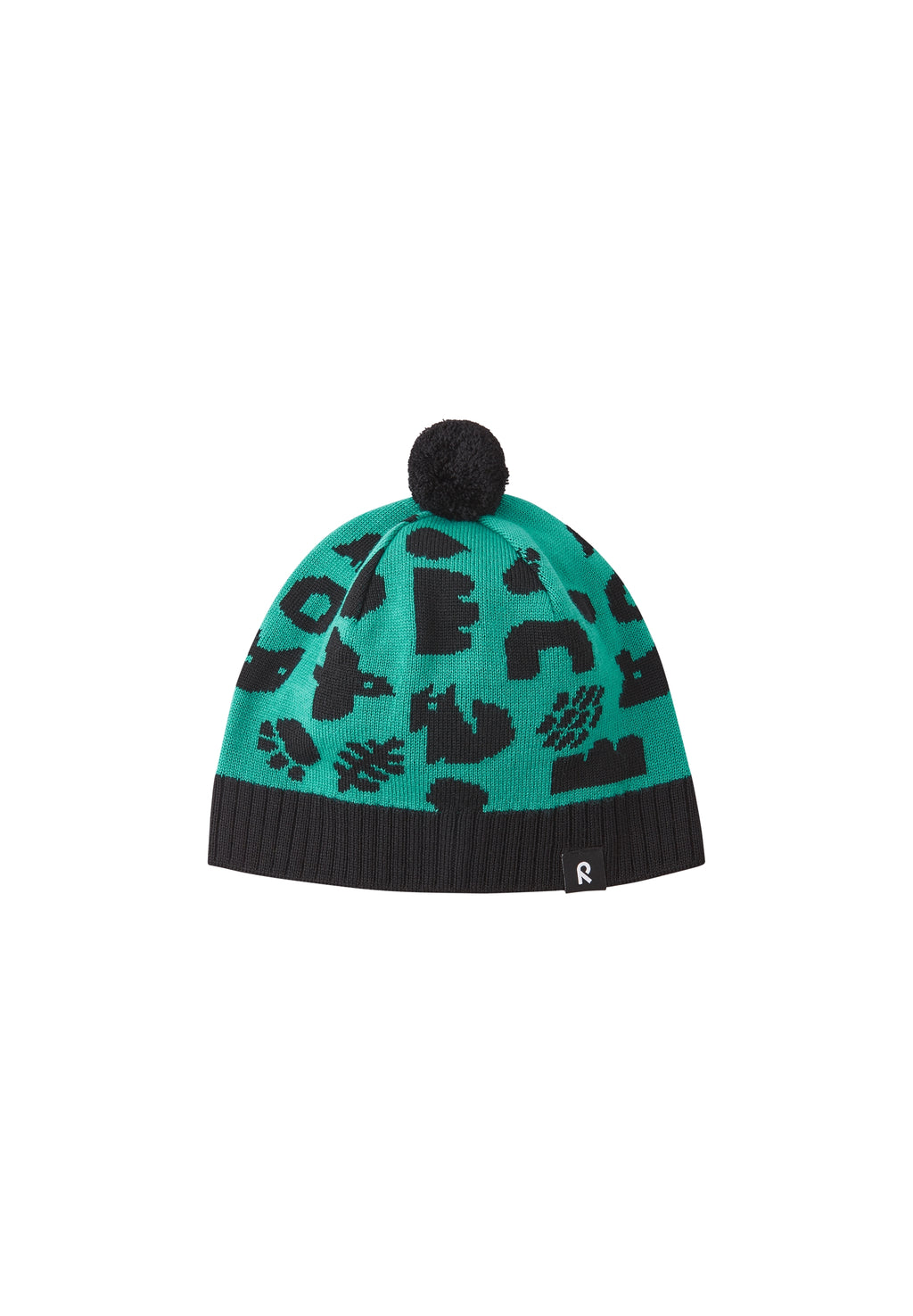 Dětská zimní čepice Reima Kuviot - Dark Aqua (Velikost 52-54)