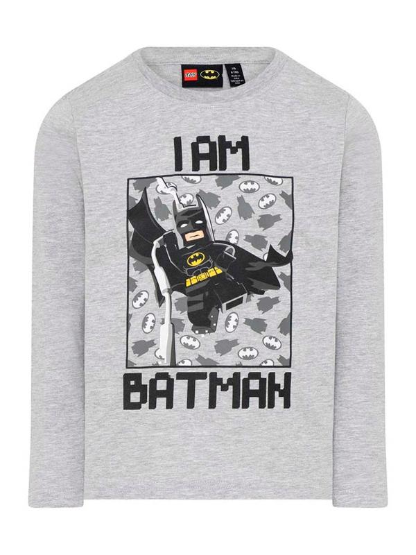 Dětské triko LEGO TAYLOR 705 - Batman šedé