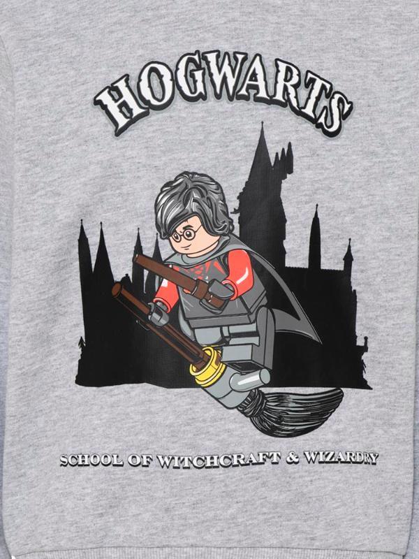 Dětská mikina LEGO STORM 712 - Harry Potter šedá (Velikost 128)