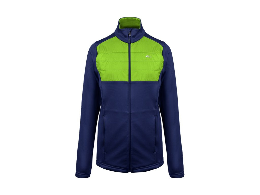 Chlapecká mikina Kjus Boys Andri Midlayer Jacket Atlanta Blue/Leaf Green