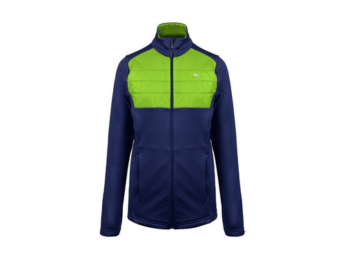 Chlapecká mikina Kjus Boys Andri Midlayer Jacket Atlanta Blue/Leaf Green