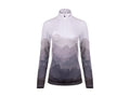 Dámská mikina Kjus Women Motion Print Half-Zip White/Iron
