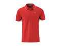 Pánské polo triko Kjus Men Stan Polo S/S (front logo), Cosmic Red,