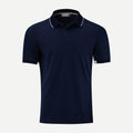 Pánské polo triko Kjus Men Steve Polo S/S, Atlanta Blue,