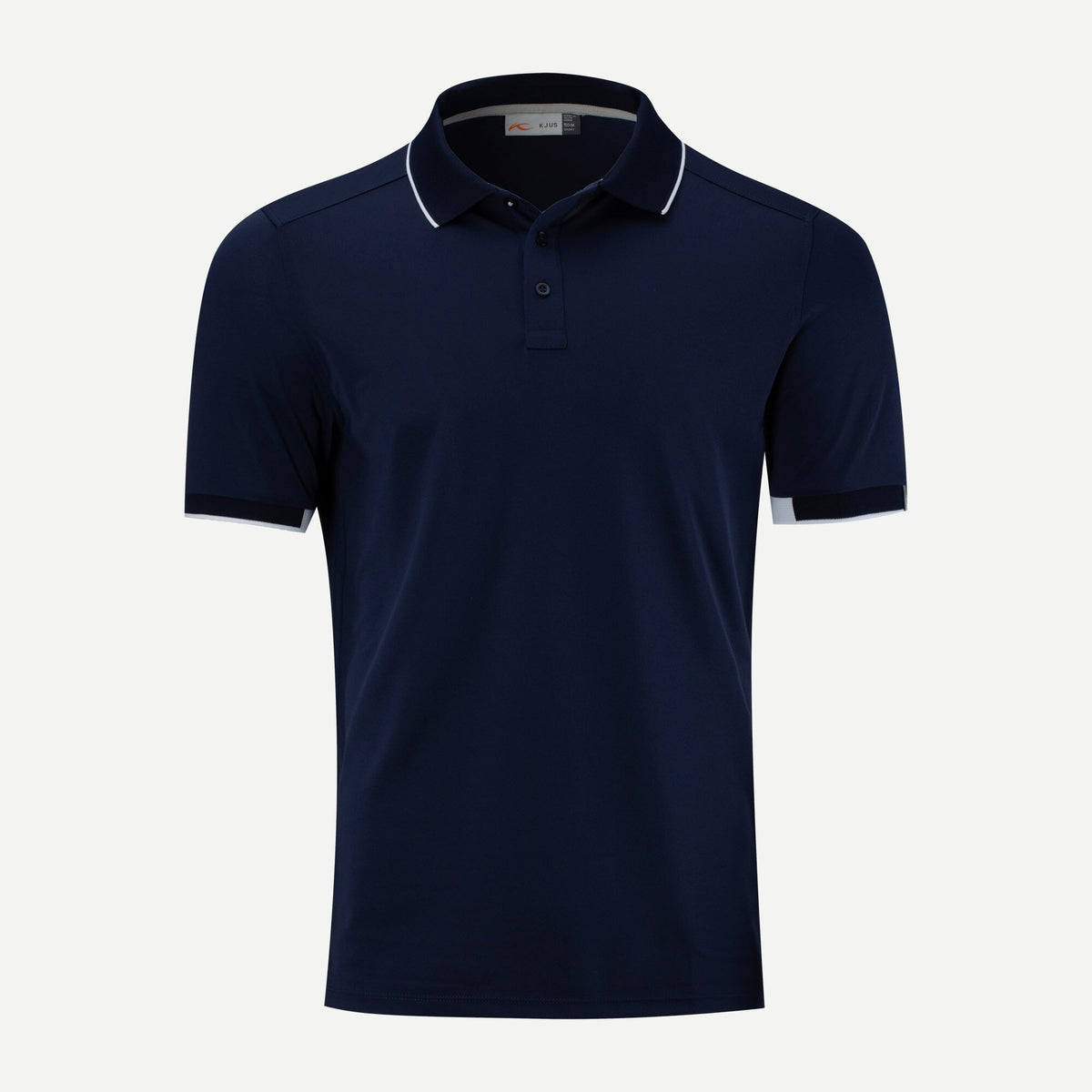 Pánské polo triko Kjus Men Steve Polo S/S, Atlanta Blue,