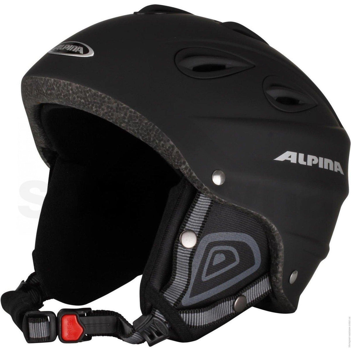 Lyžařská helma Alpina Junta - Black matt
