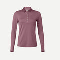 Kjus Women Sofia Polo L/S - rose wine melange - 2020