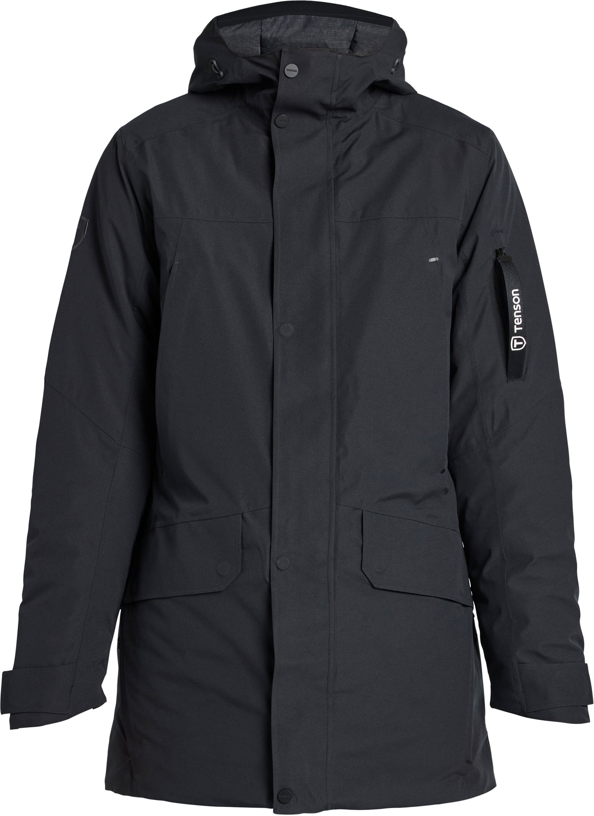 Tenson Vision – pánská zateplená parka – Černá
