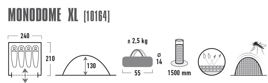 High Peak Monodome XL