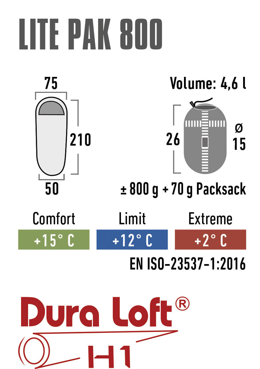 High Peak Lite Pak 800