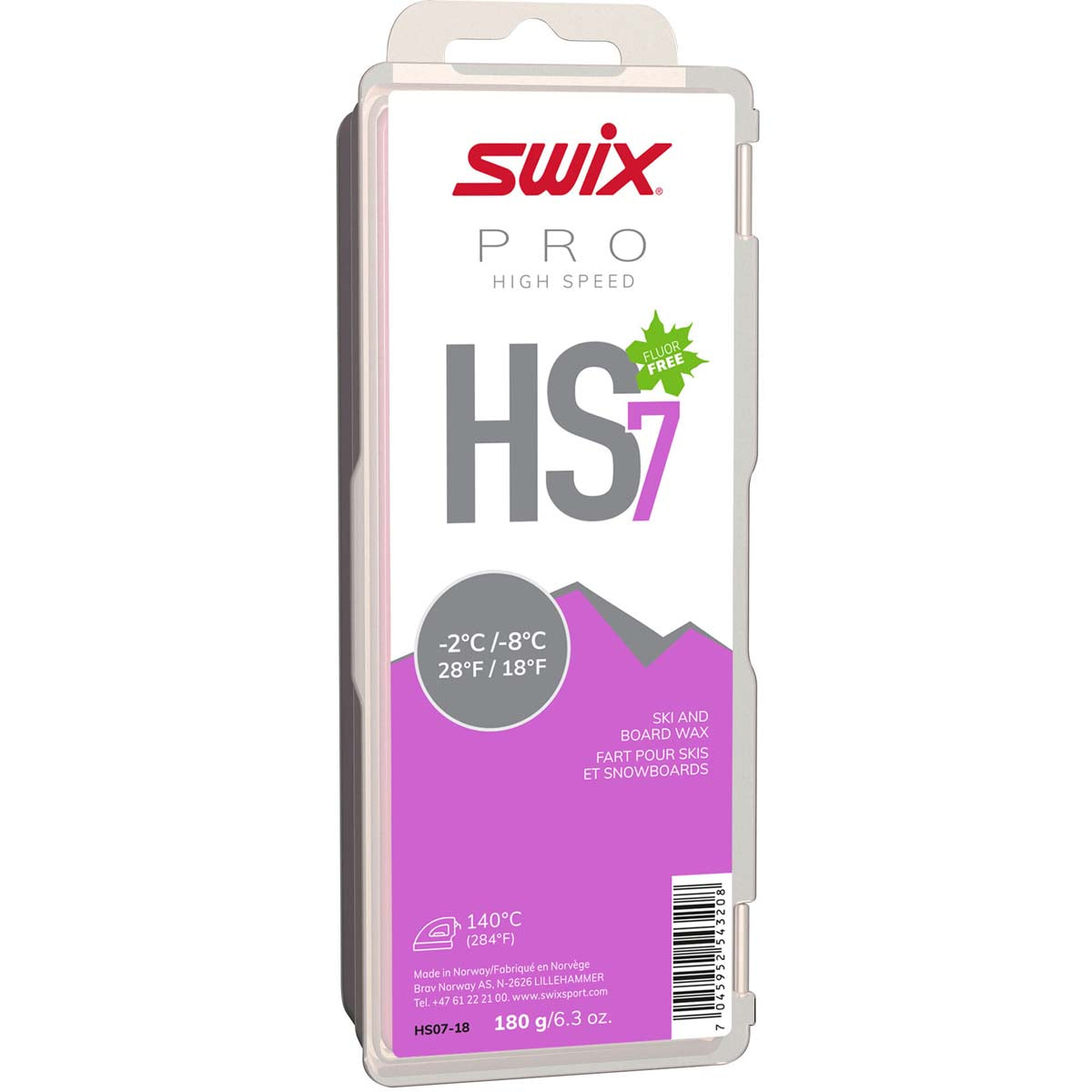 Swix HS7 Violet -2°C/-8°C, 180g