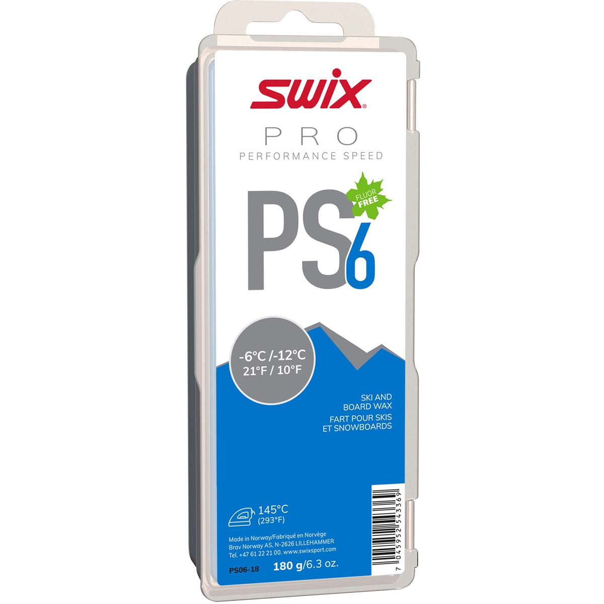 Swix PS6 Blue -6°C/-12°C, 180g