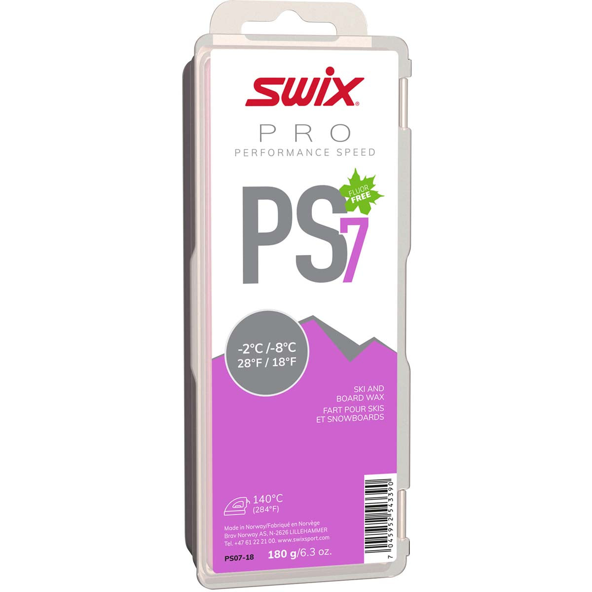 Swix PS7 Violet -2°C/-8°C, 180g
