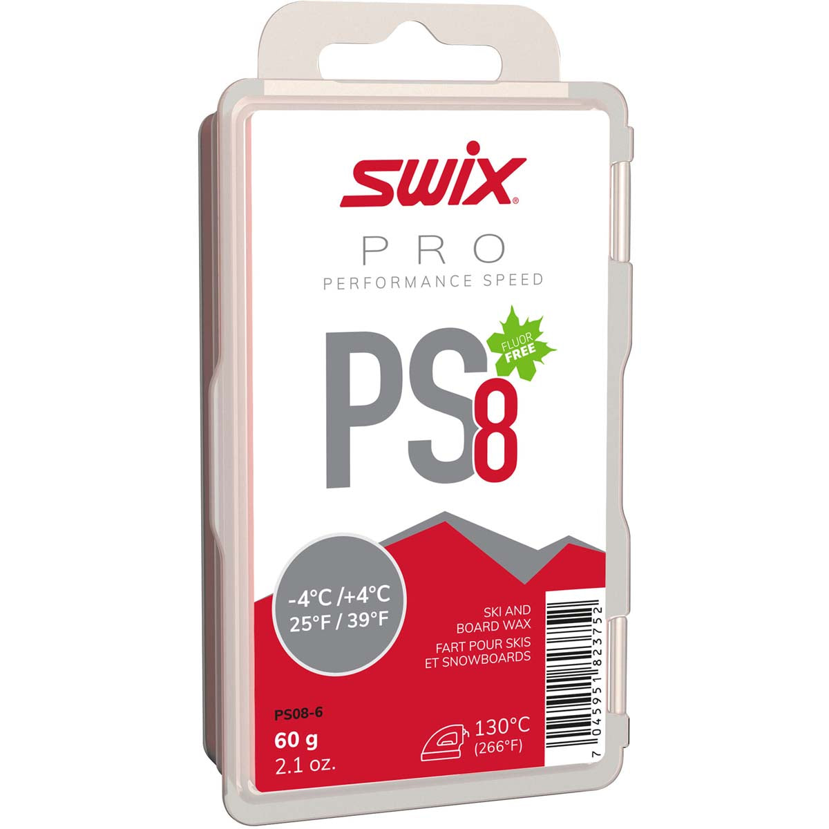 Swix PS8 Red -4°C/+4°C, 60g
