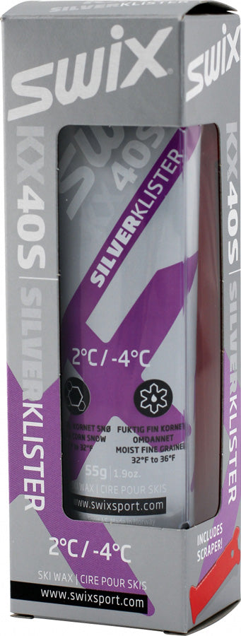 Swix KX40S Silver Klister -4°C to +2°C, 55g