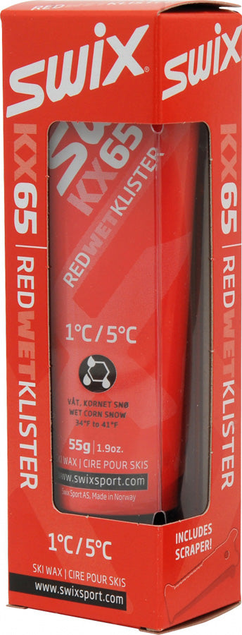 Swix KX65 Red Klister +1°C to +5°C, 55g