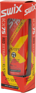 Swix KX75 Red Extra Wet Klister +2°C to +15°C, 55g