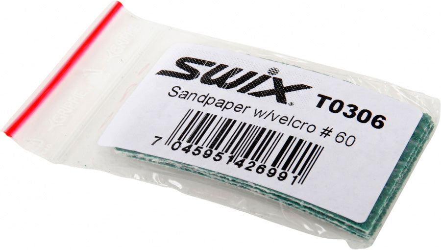 Swix T306 Sandpaper velcro 3pcs., # 60