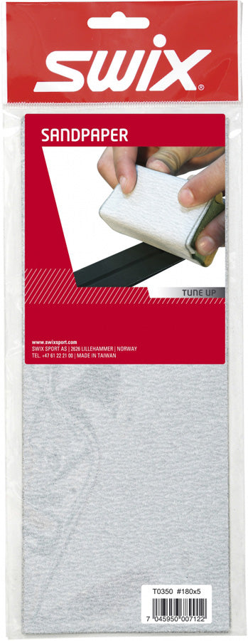 Swix T350 Sandpaper, 5 pcs #180