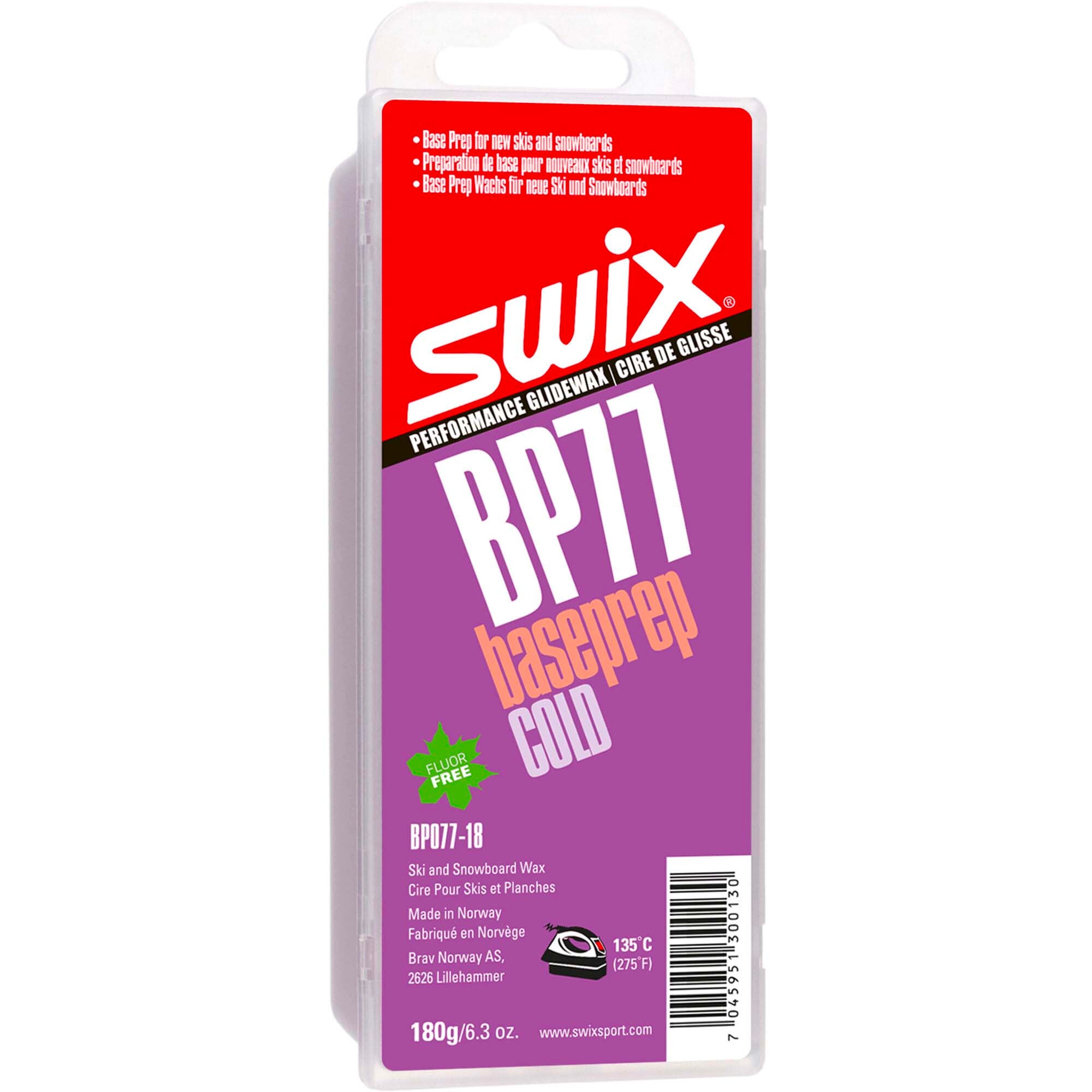 Swix BP77 Base Prep Hard 180g