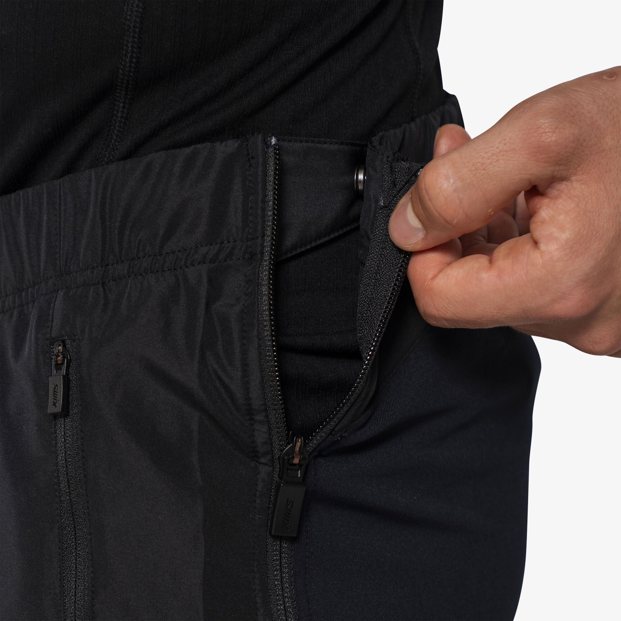 Swix Infinity Hybrid Wind Full Zip Pants M