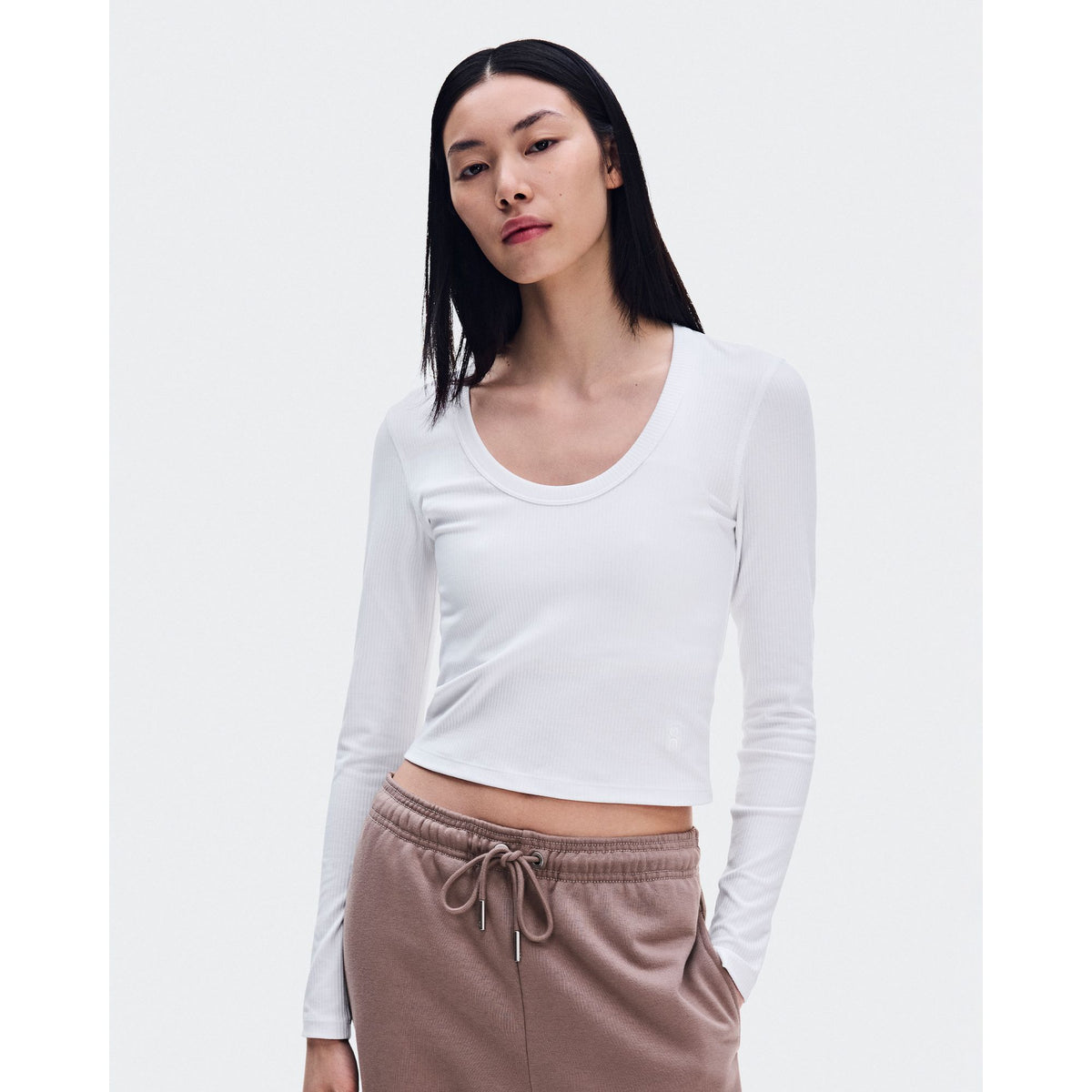 On All-Day Ribbed Long-T