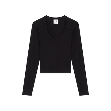 On All-Day Ribbed Long-T