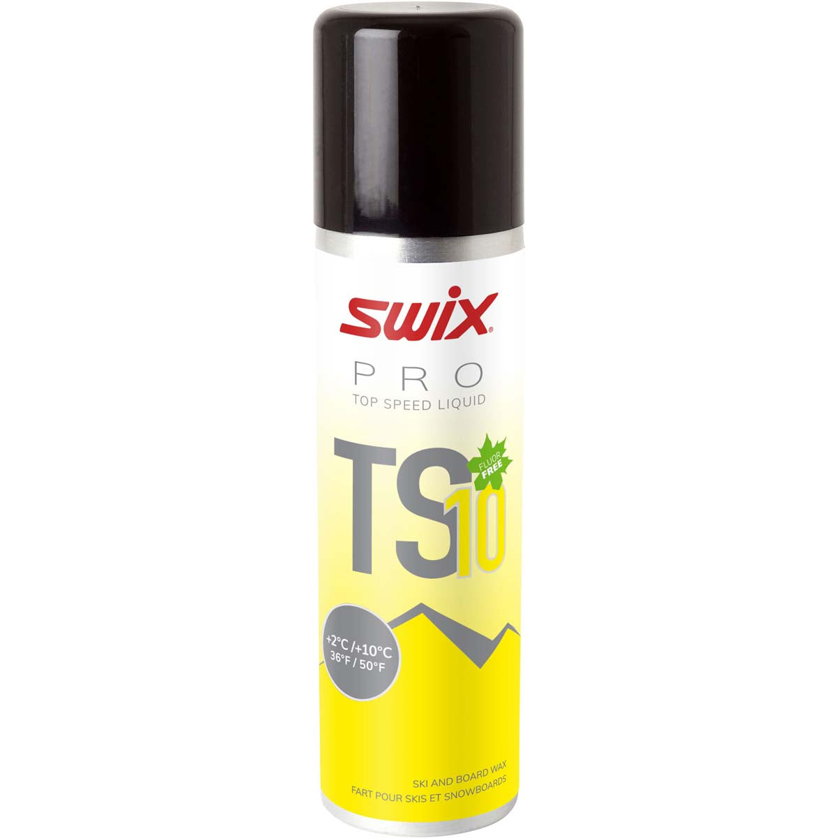 Swix TS10 Liq. Yellow, +2°C/+10°C, 50ml