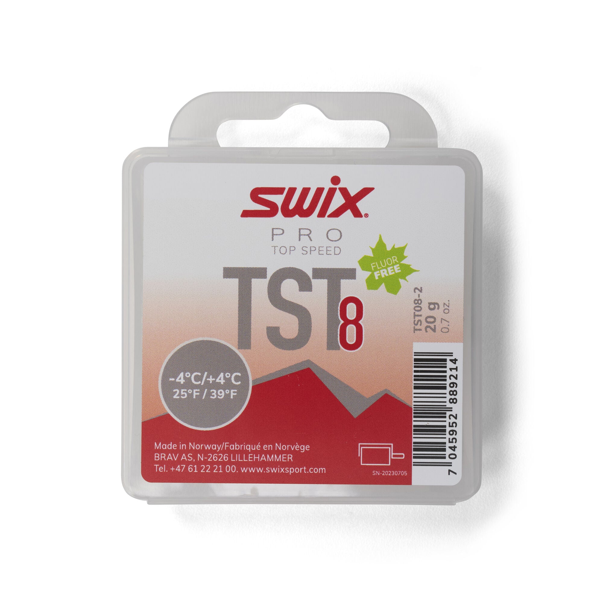 Swix TS8 Turbo Red, -4°C/+4°C, 20g