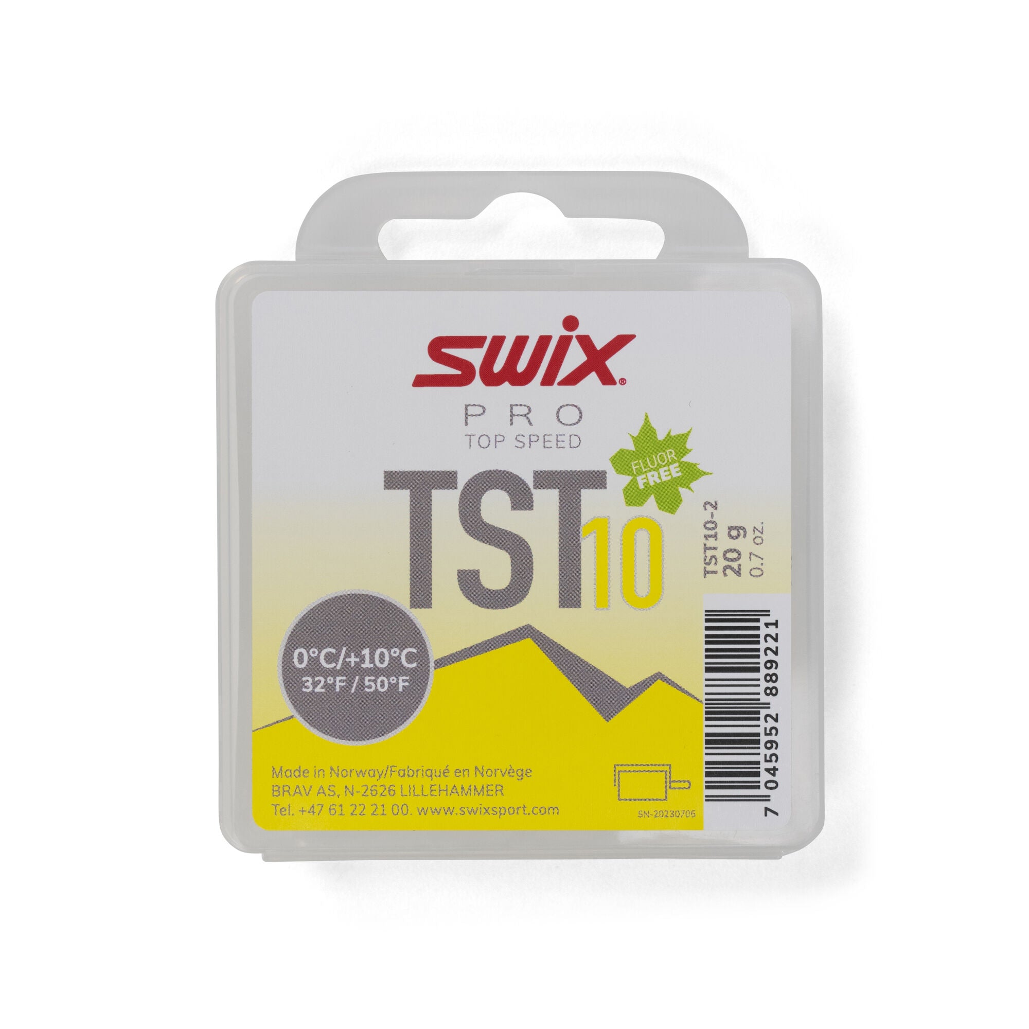 Swix TS10 Turbo Yellow, 0°C/+10°C, 20g