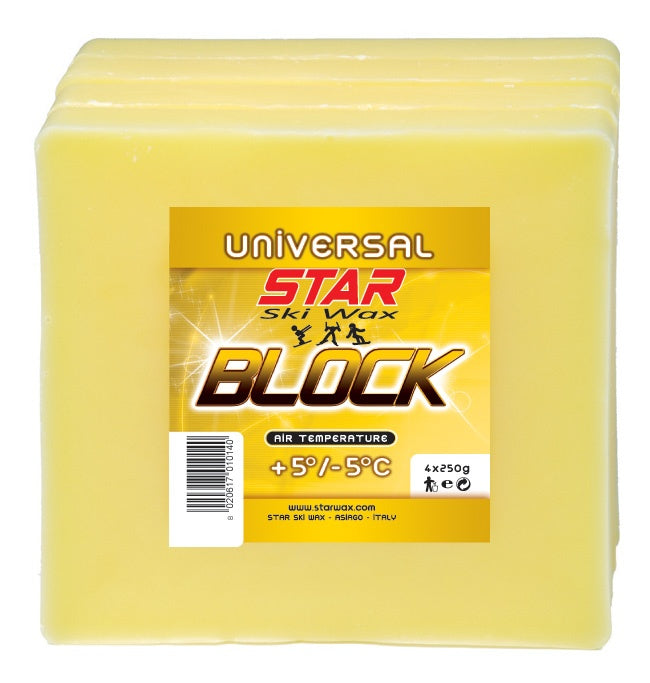 Star Ski Wax Block universal 4x250g