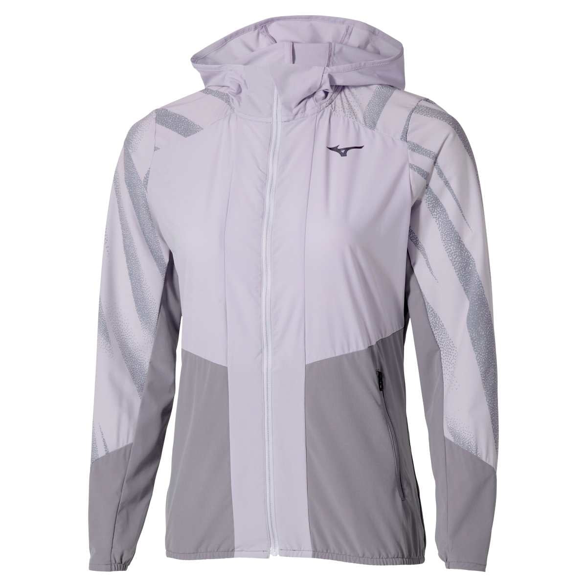 Mizuno Active Alpha Hodded Jacket(W) / Icelandic Blue / XS – obrázek 1
