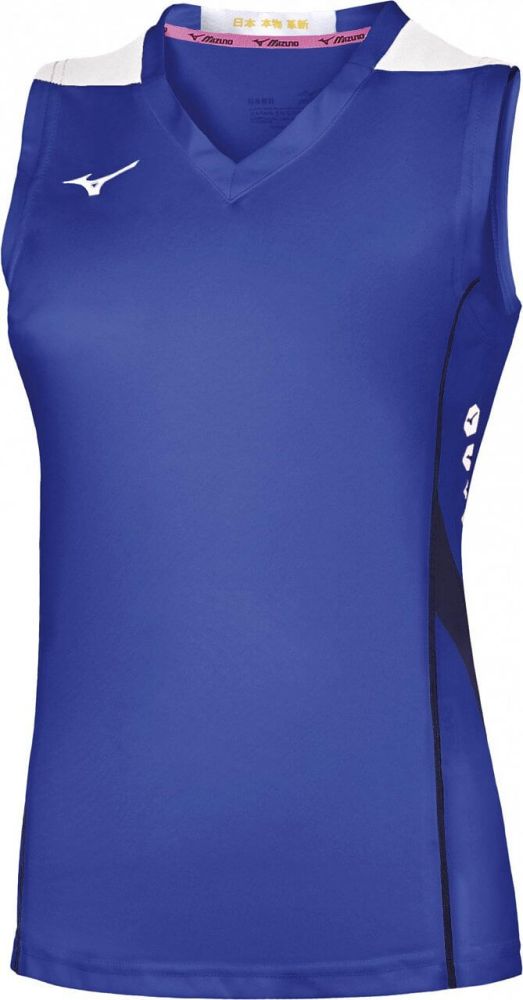 Mizuno Hex Rect NS Shirt/Royal/White/XXL – obrázek 1