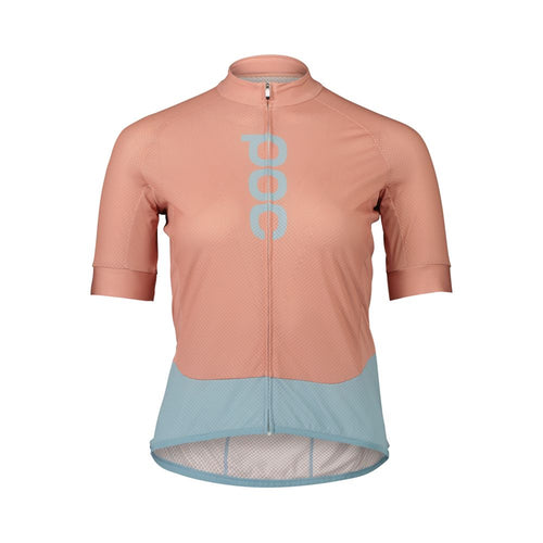 Poc W's Essential Road Logo Jersey Rock Salt/Mineral Blue XLG – obrázek 1