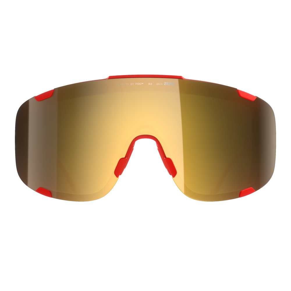 Poc Devour Prismane Red/Clarity Road/Partly Sunny Gold ONE – obrázek 1