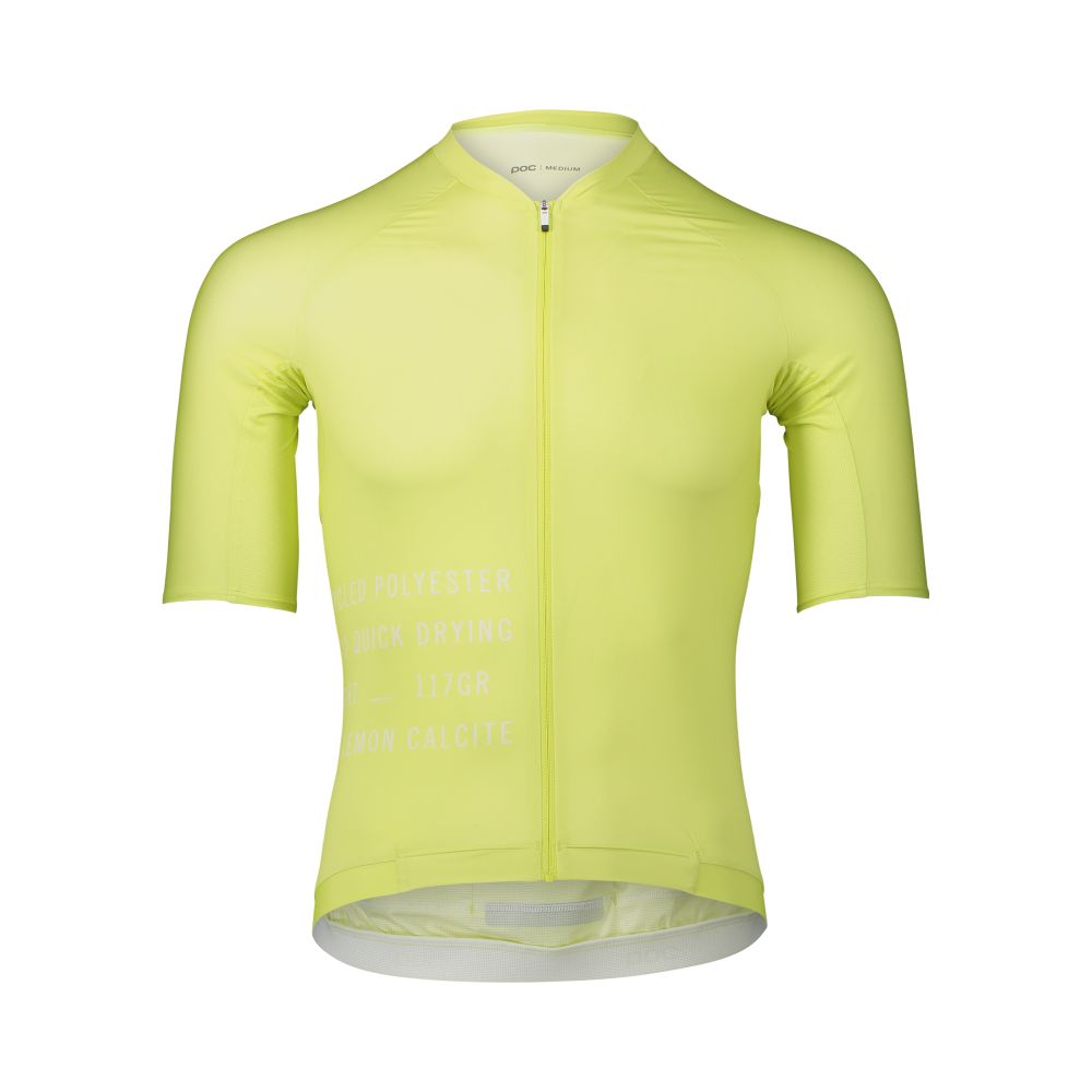 Poc M's Pristine Print Jersey Lemon Calcite SML – obrázek 1