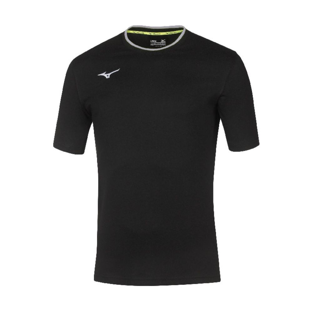 Mizuno Jr Mizuno Tee(C) / Black/Silver/116 – obrázek 1