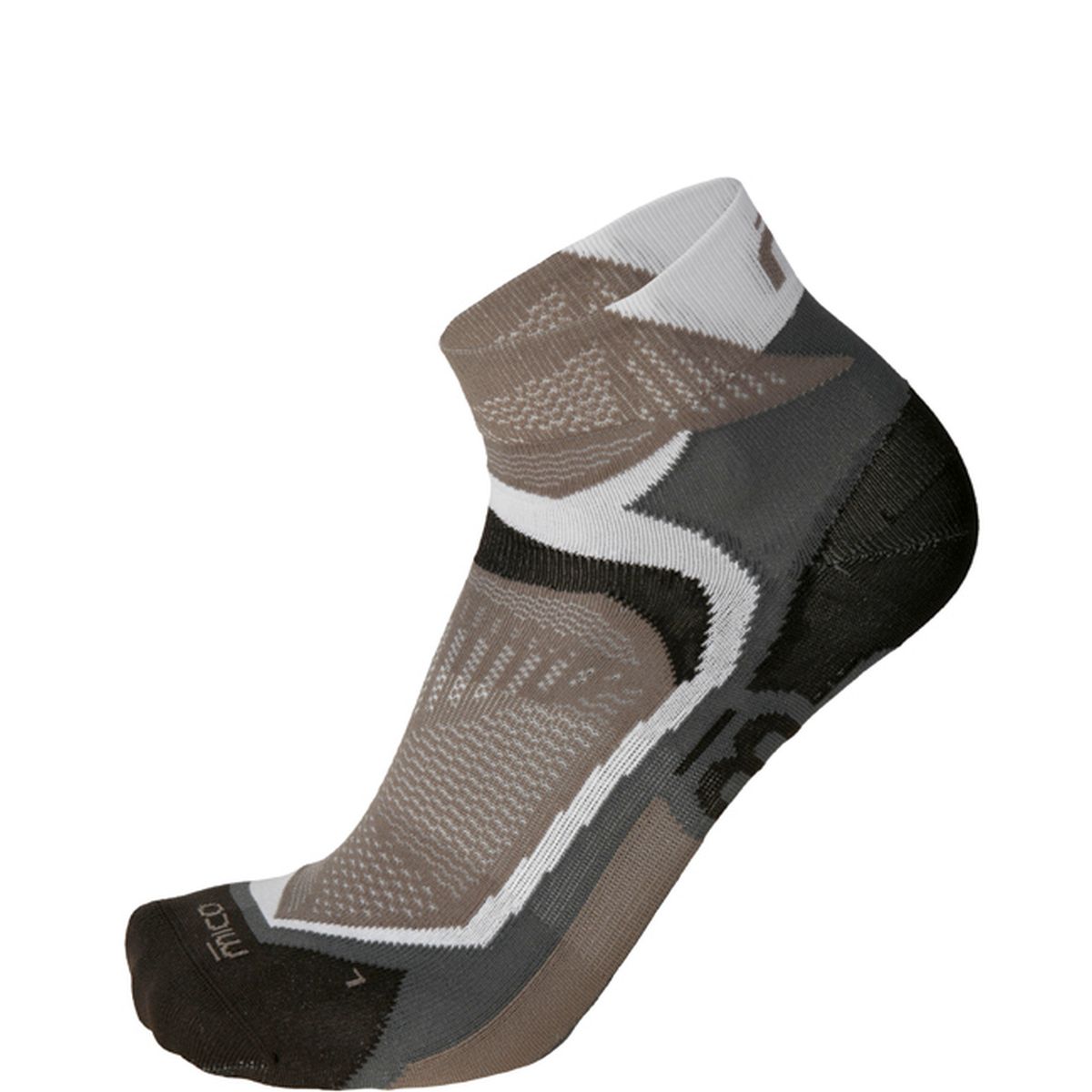 Mico X-LIGHT X-PERFORMANCE RUN ANKLE SOCKS, BCO GRIGIO, L – obrázek 1