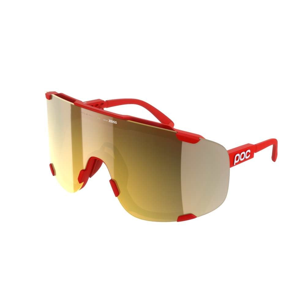Poc Devour Prismane Red/Clarity Road/Partly Sunny Gold ONE – obrázek 4