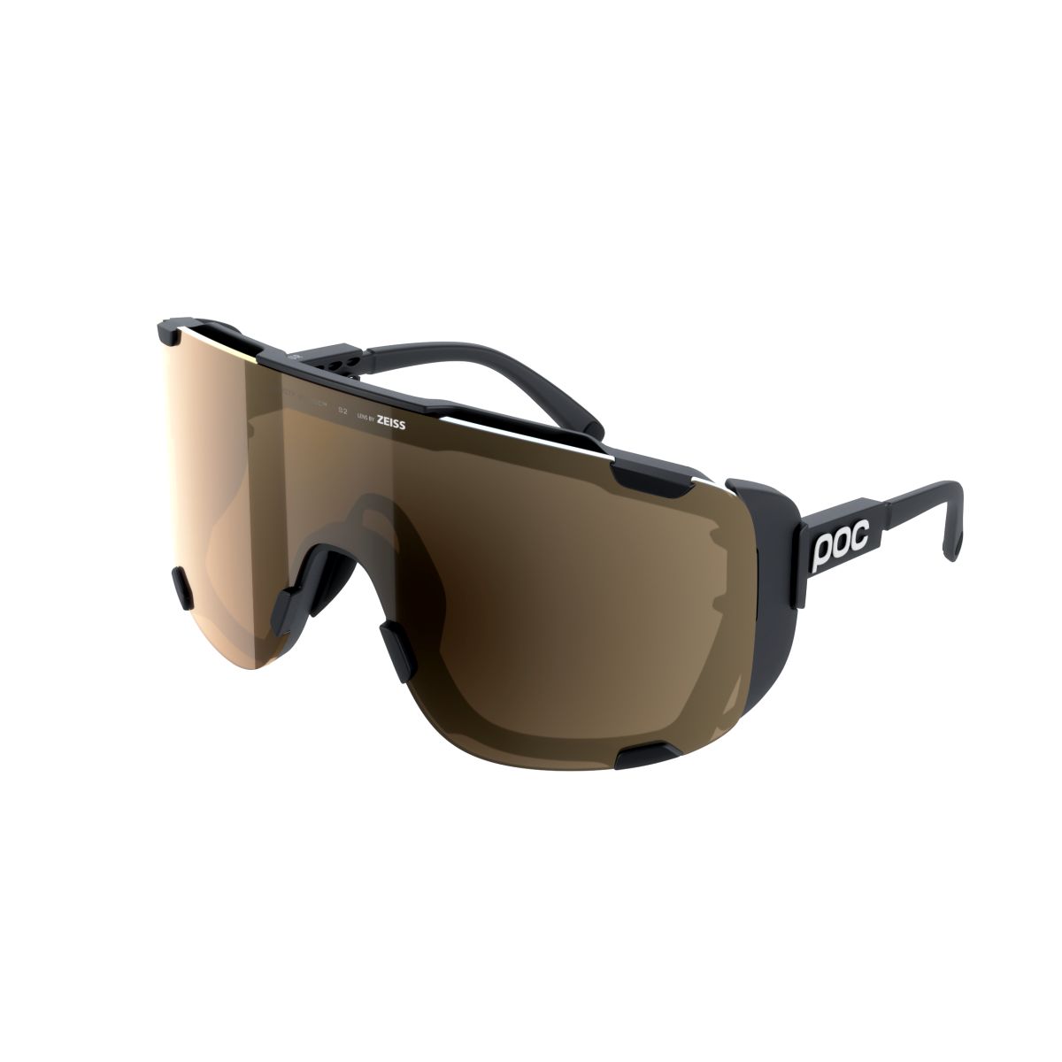 Poc Devour Ultra Uranium Black/Clarity Trail/Partly Sunny Silver ONE – obrázek 5