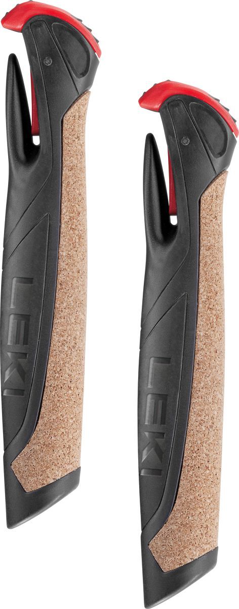 Leki Nordic Shark 2.0 1-K grip 16mm, brown-black, mounted without strap – obrázek 1