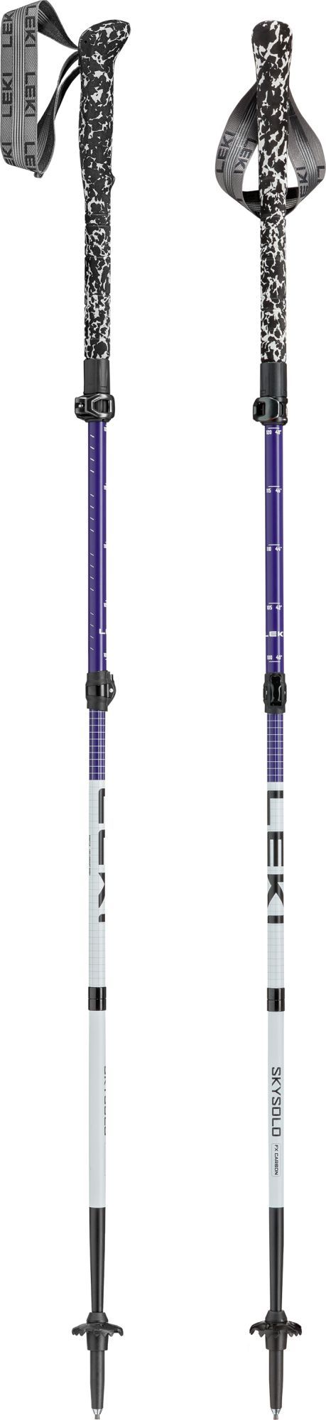Leki Skysolo FX Carbon, white-bluepurple-black, 100 - 120 cm – obrázek 5